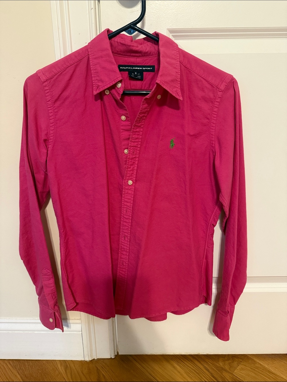 Ralph Lauren Men's Bright Fuchsia Button-Down Shirt